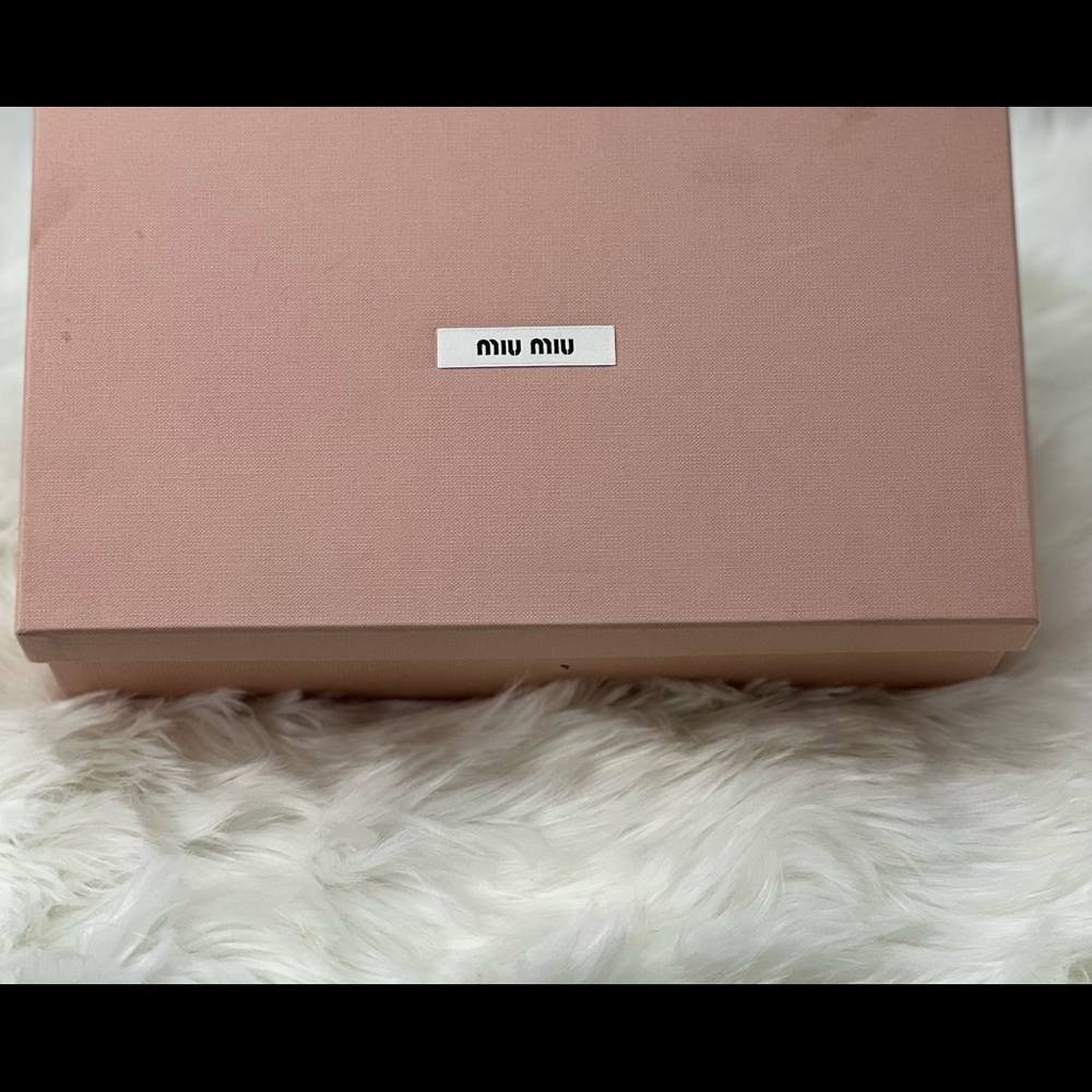 Miu Miu flat nappa leather sandals multicolor black EURO size 39/USA 9 - Picture 9 of 11